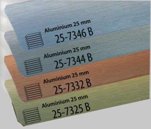 Żaluzje aluminiowe - kolekcja metalizowana