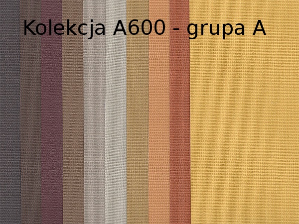 Rolety materiałowe - kolekcja tkanin A 600 3